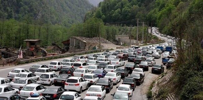ترافیک به سمت استان های شمالی بسیار سنگین است