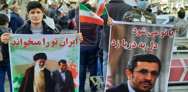 اعتراض احمدی‌نژاد به روحانی