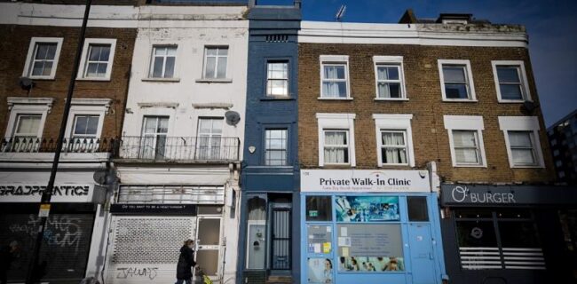 خانه قوطی کبریتی در غرب لندن که بیش از ۱ میلیون یورو قیمت دارد