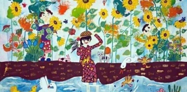 نقاشی های کودکان ایرانی  برندگان مسابقه ی زمین در سال ۲۰۳۰ «جی کیو آی» ژاپن شدند.