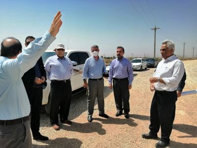 بازدید مدیرکل دفتر حقوقی شرکت مدیریت منابع آب ایران از تاسیسات پائین دست حوضه کرخه جنوبی