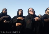 گزارش تصویری از مراسم خاکسپاری چهار عضو خانواده جلیلیان