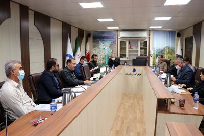 جلسه مجمع عمومی سالانه شرکت آبیاری کرخه وشاوور در سازمان آب و برق خوزستان برگزار شد