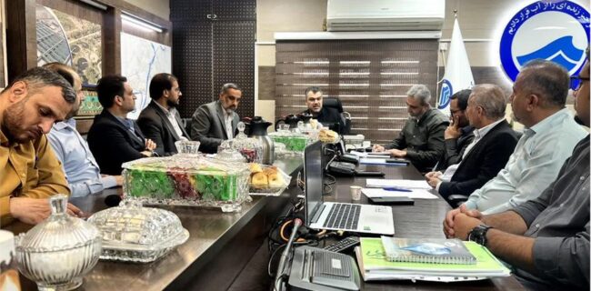 نشست مدیرعامل شرکت آبفا اهواز با امور آبفا باوی