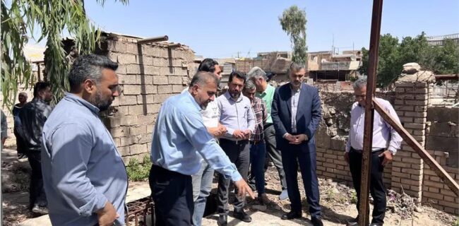 بازدید مدیرعامل شرکت آب و فاضلاب اهواز از ایستگاه غزنوی بازدید مدیرعامل شرکت آب و فاضلاب اهواز از ایستگاه غزنوی